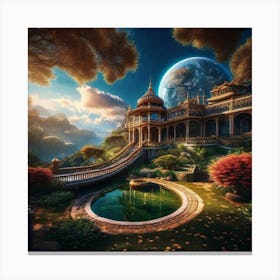 Asian Palace Canvas Print