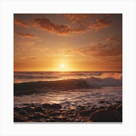 Sunset To Love Canvas Print