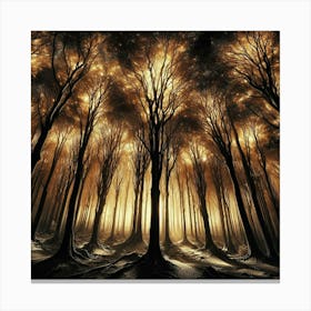 Dark Forest 34 Canvas Print