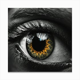 Eye Of Fire Canvas Print