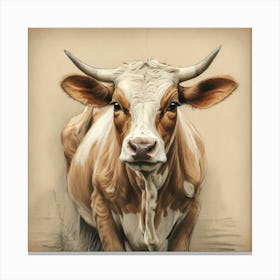 Cow Painting 1 Canvas Print