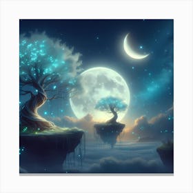 Tree In The Sky Canvas Print