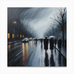 Rainy Day Canvas Print