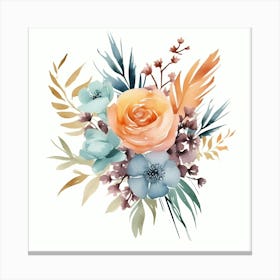 Watercolor Bouquet 3 Canvas Print