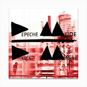 Depeche Mode Rawk 5 Canvas Print