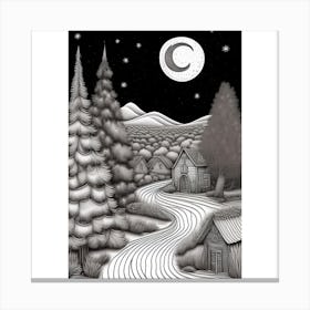 Snowfall Canvas Print