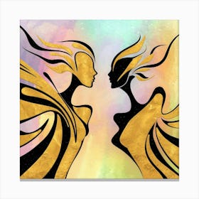 Two Women In Love Canvas Print