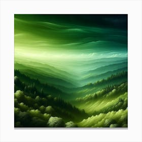 Landscape Painting 13 Canvas Print