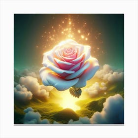 Rose In The Sky Canvas Print