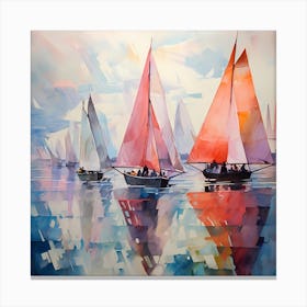 Sailing Dreams: Tapestry of Tranquility Canvas Print