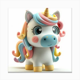 Unicorn Figurine 43 Canvas Print