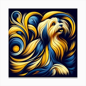 Havanese Dog Breed 02 Canvas Print