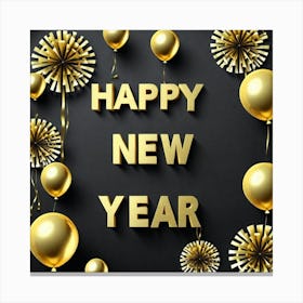 Happy New Year 114 Canvas Print