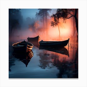 Boats Fine Art Posters By Csaba Fikker For Ai Art Depot 8 Canvas Print