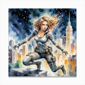 Black Widow Canvas Print