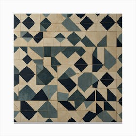 Tile Wall Canvas Print