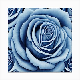 Blue Roses 12 Canvas Print