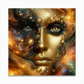 Cosmic Woman Canvas Print