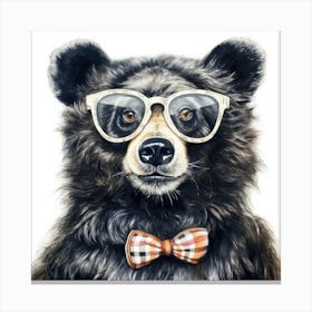 Bear In Sunglasses 2 Canvas Print