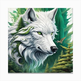White Wolf 1 Canvas Print