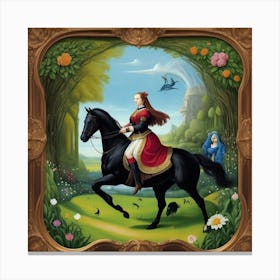 Lady Of The Forest Canvas Print