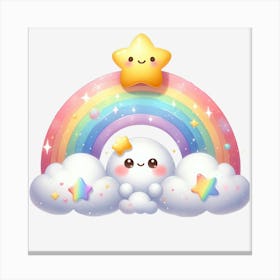 Kawaii Canvas Print