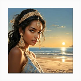 Exotic Beauty Artwork 7 Canvas Print