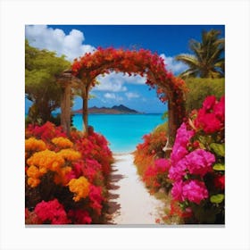 Archway To Paradise Canvas Print