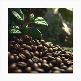 Coffee Beans 131 Canvas Print