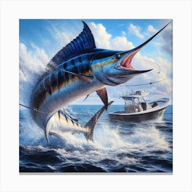 Fish On Canvas Print