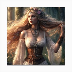 Mermaid 74 Canvas Print