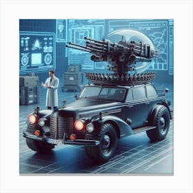 Spy Car 3 Canvas Print