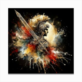 Spartan Warrior 8 Canvas Print