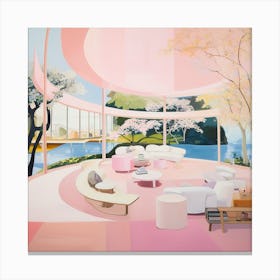 Pink House 1 Canvas Print