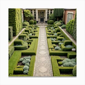 Formal Garden 1 Canvas Print