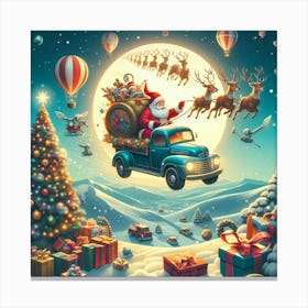 Christmas Santa 3 Canvas Print