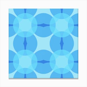 Blue Circles Canvas Print