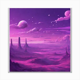 The Air Is Clean, But The Sky Is Purple 1 Canvas Print