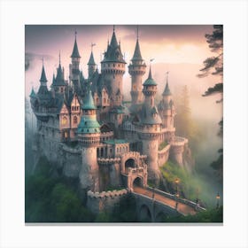 Fairytale Castle Canvas Print