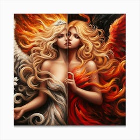 Angels Of Fire Canvas Print