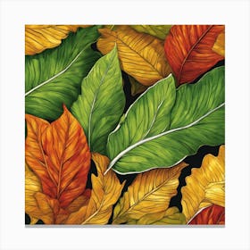 Autumn Leaves 14 Canvas Print