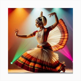 Indian Classical Dance Canvas Print