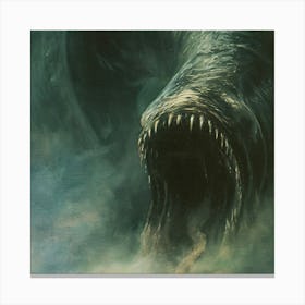 Beast From The Depths Canvas Print