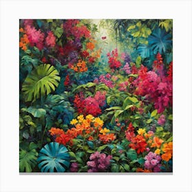 Tropical Garden 2 Canvas Print