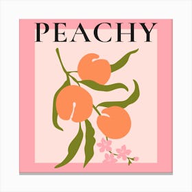 Peach Canvas Print