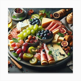 Cheese Platter 7 Canvas Print