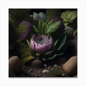 The Subterranean World Of Peculiar Plants Canvas Print