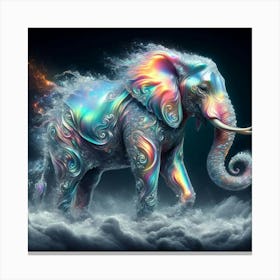 Elephant In The Clouds 1 Canvas Print