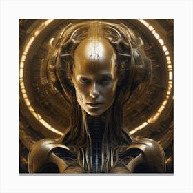 Futuristic Woman 18 Canvas Print