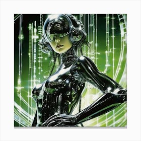 Futuristic Woman 9 Canvas Print